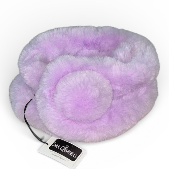 Sarah Campbell Jayley Lavender Neck Warmer Scarf Wrap Collar - Picture 6 of 6